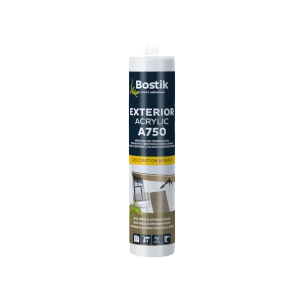 BOSTIK A750 EXT ACRYLIC WHITE